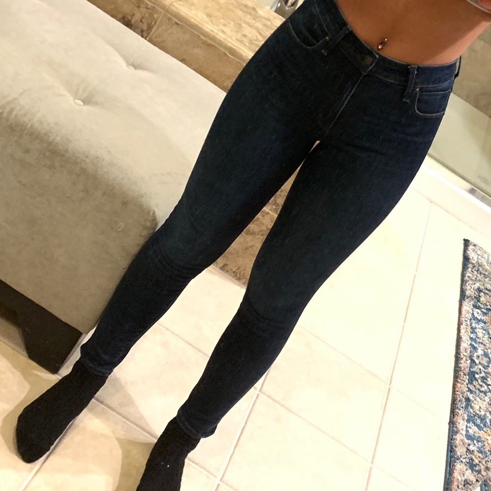 NEW ABERCROMBIE & FITCH High Rise Ankle STRETCH